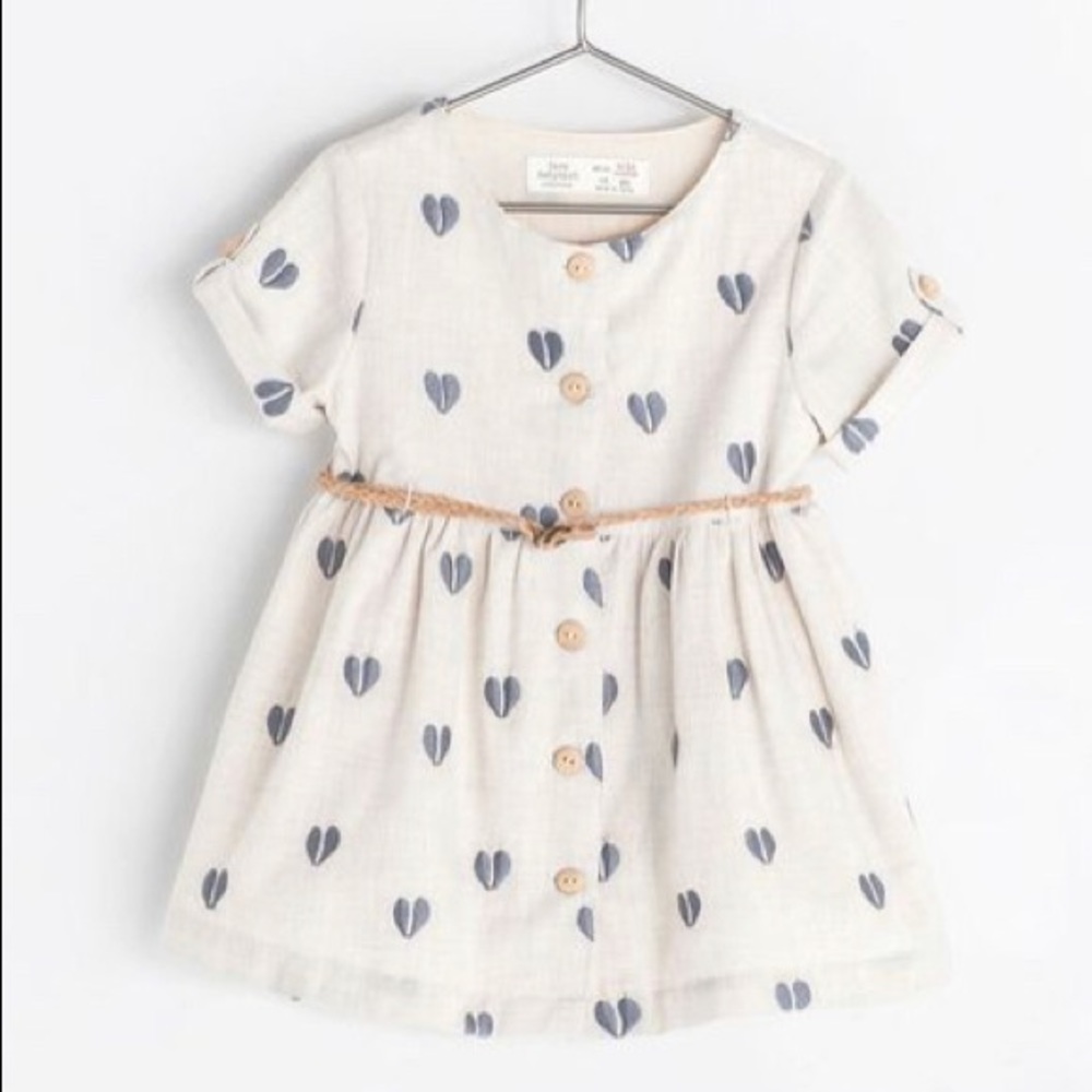 Heart Print Zara Dress